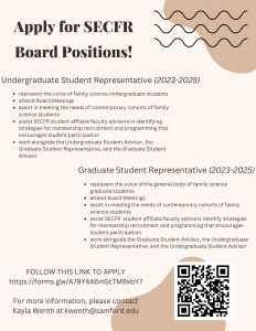 Students apply for SECFR board positions