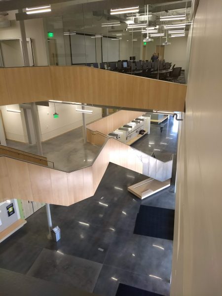 IAB 3rd floor view to Big Lab